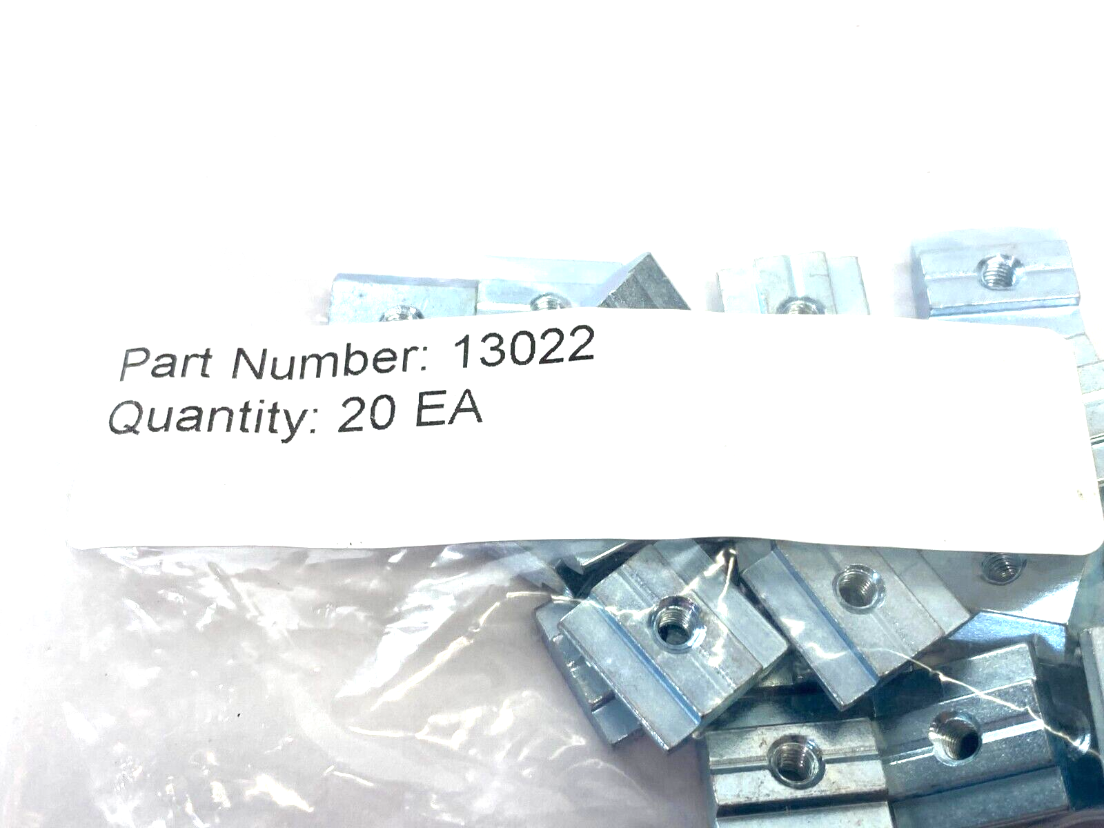 80/20 13022 Self Aligning M4 Slide-In T-Nut PKG OF 20 - Maverick Industrial Sales