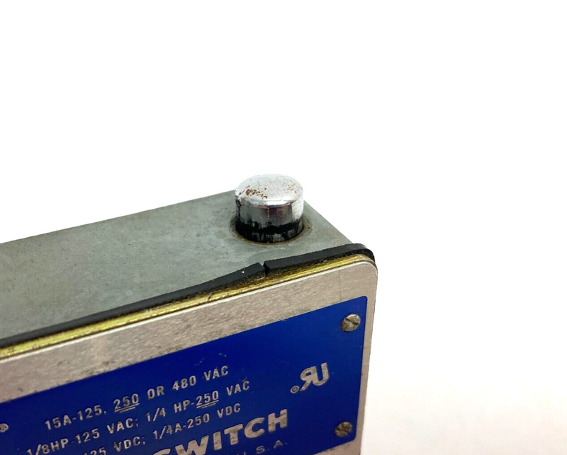 Honeywell Microswitch BZLN-RH5 Toggle Limit Switch Top Roller Level Head 15A - Maverick Industrial Sales