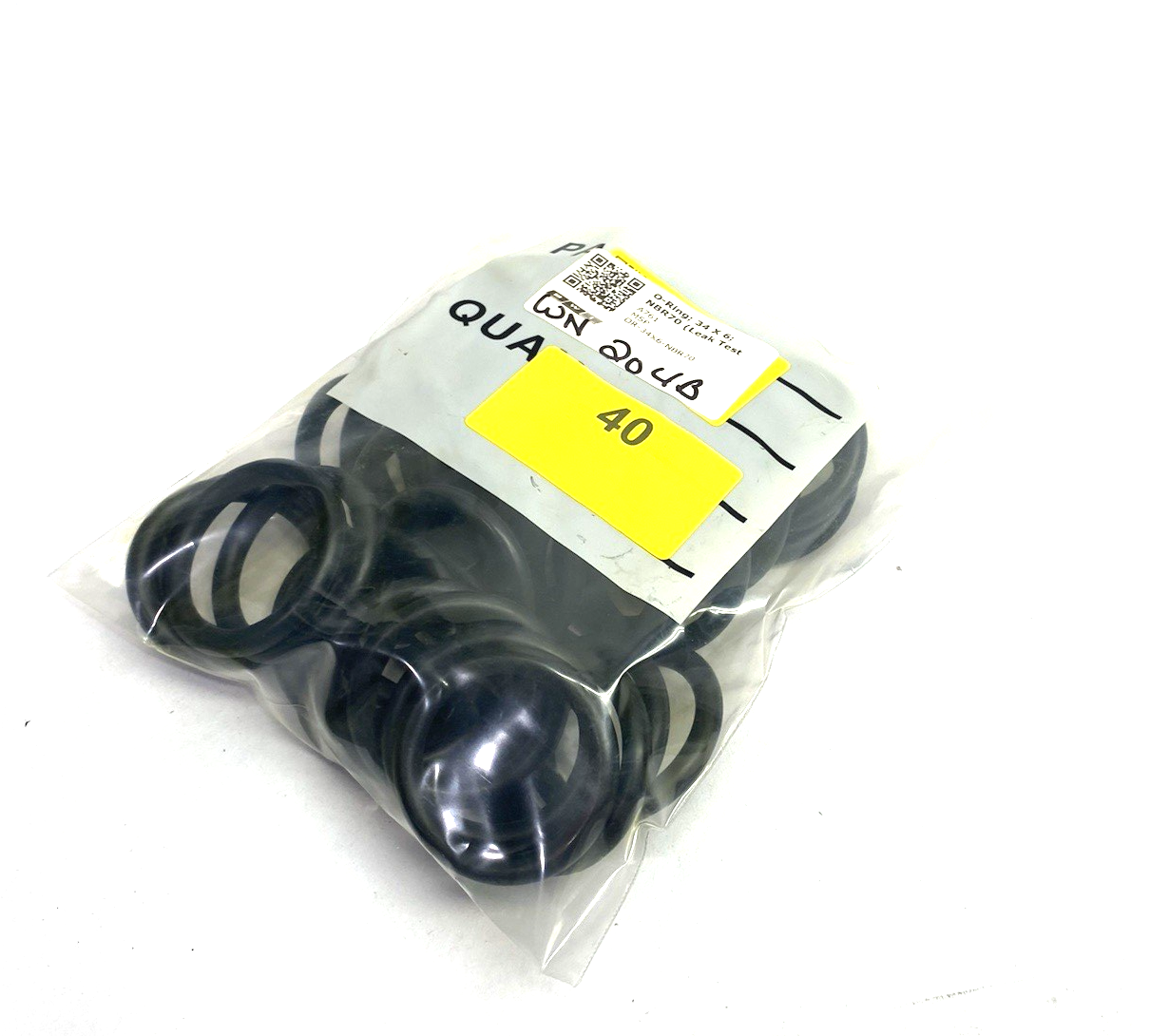 MSP Seals OR-34X6-NBR70 Custom O-Ring Seal, 34mm ID, 6mm Thickness PKG OF 40 - Maverick Industrial Sales