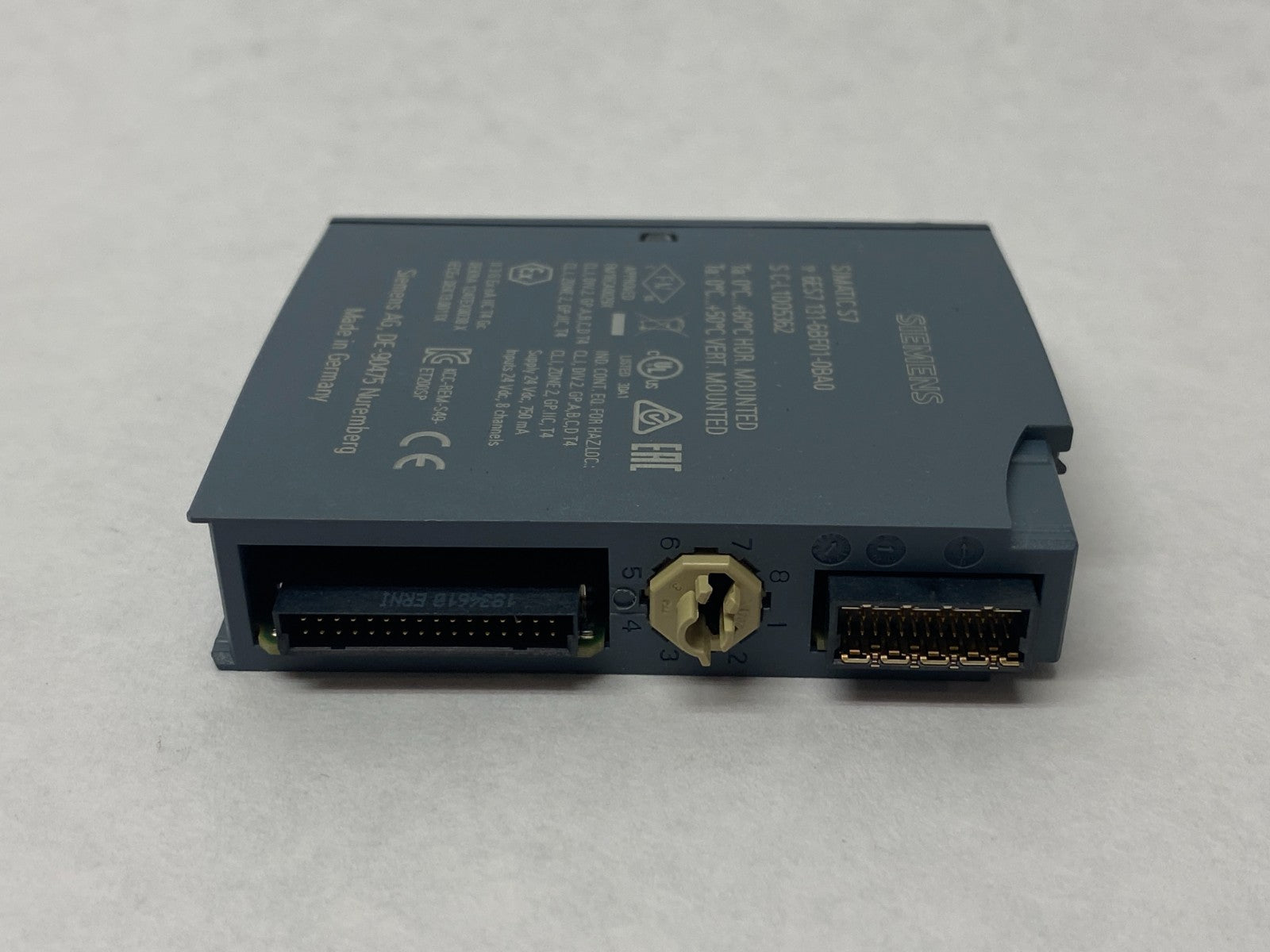 Siemens 6ES7 131-6BF01-0BA0 SIMATIC ET 200SP Digital Input Module DI 8x24VDC ST - Maverick Industrial Sales