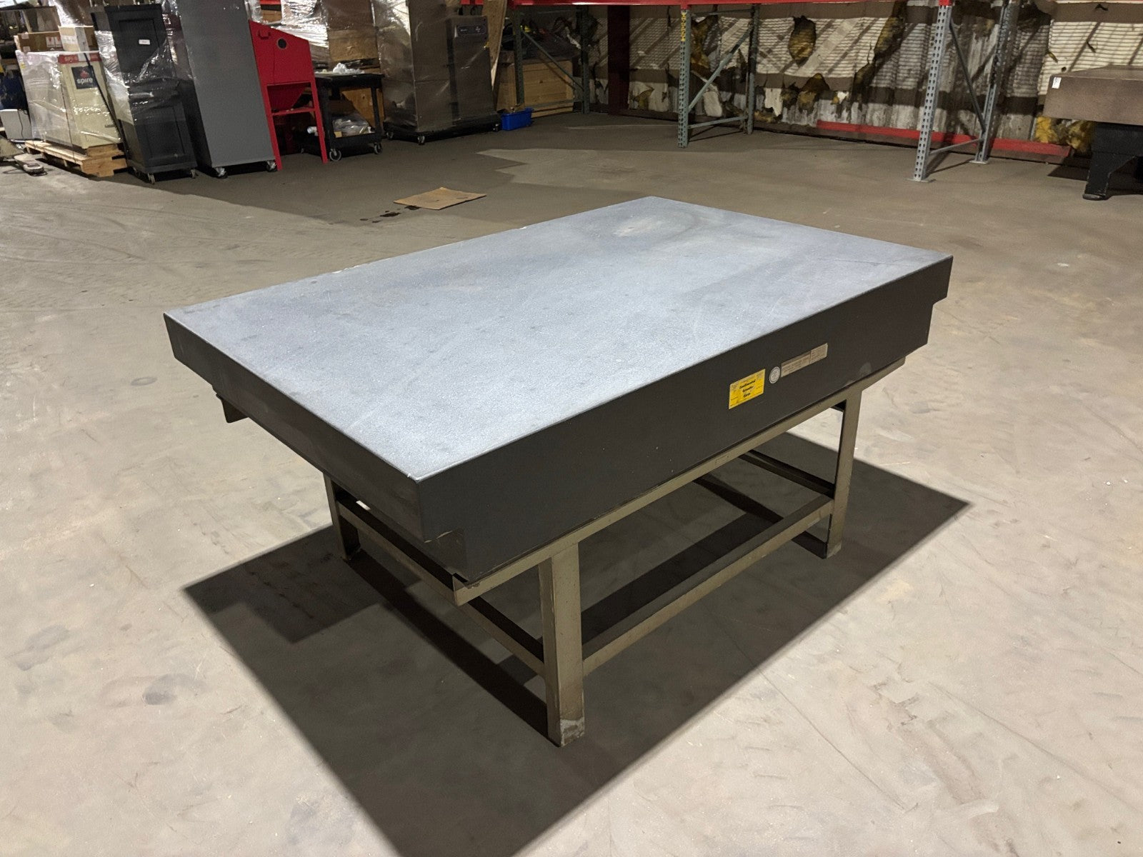 Continental Granite Corp 48x72x10-2 Grade A, Class 1, Black Inspection Table - Maverick Industrial Sales