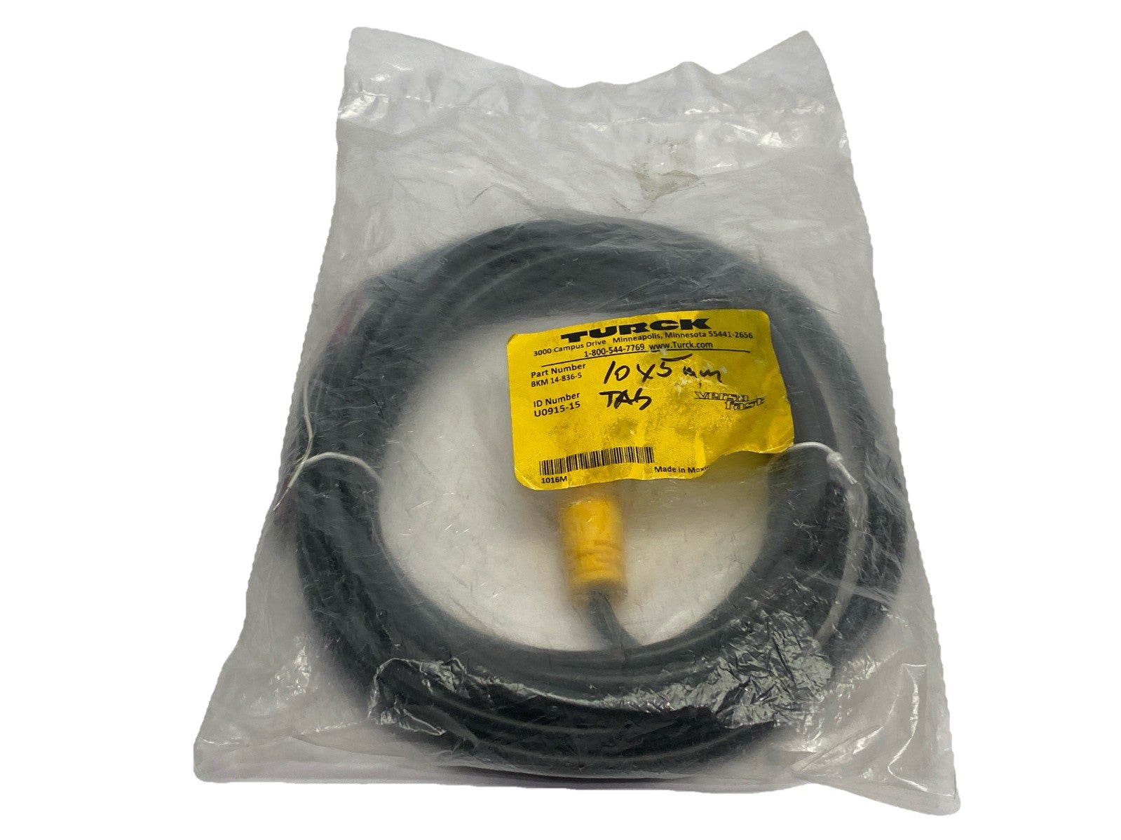 Turck BKM 14-836-5 Actuator Sensor Cordset Female M16 14-Pin U0915-15 - Maverick Industrial Sales