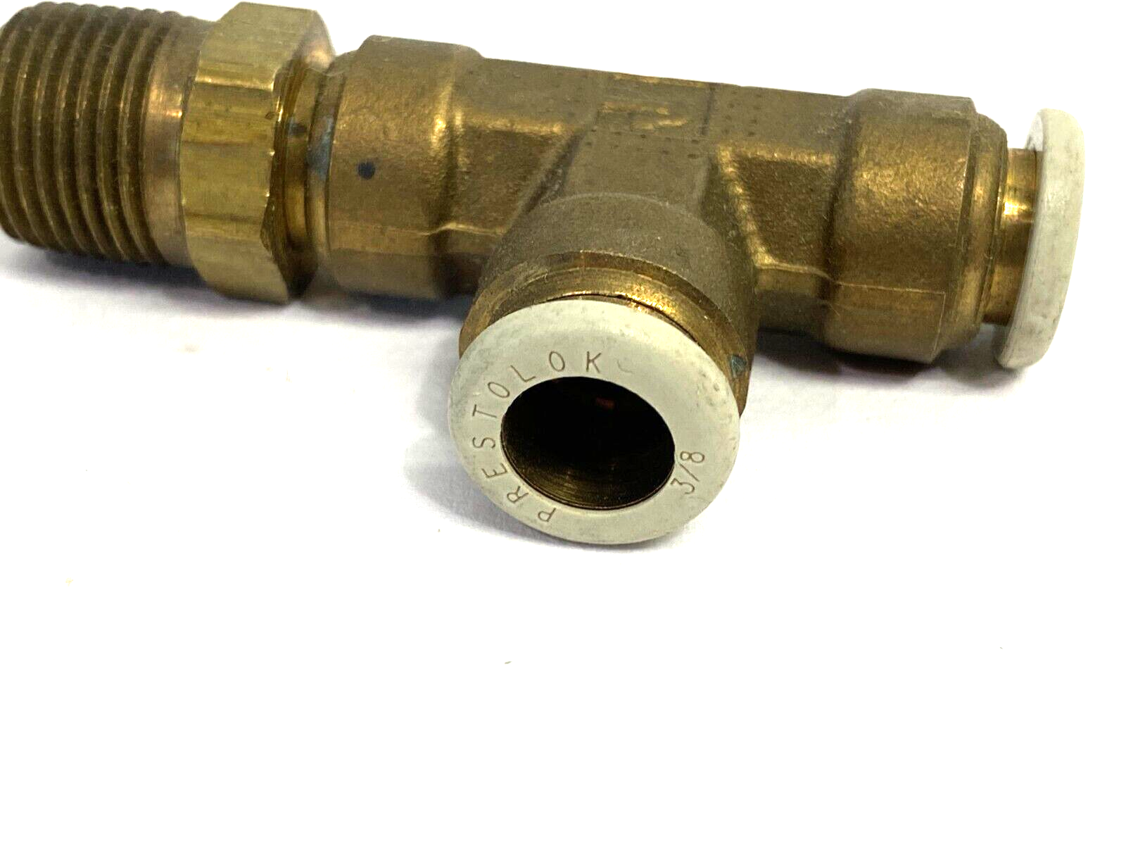 Parker 171PTC-6-6 Prestolok Push-to-Connect Swivel Elbow 3/8" x 3/8" NO SEALANT - Maverick Industrial Sales