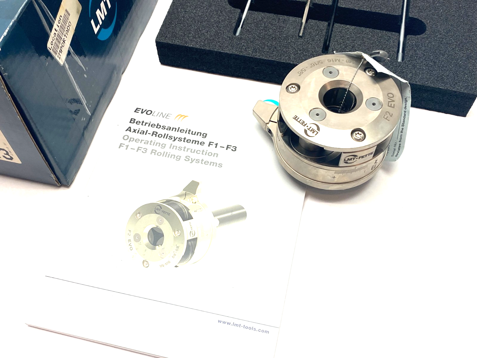 LMT Fette 7137660 EVOline Thread Rolling Axial Die Head ARK-F2 EVO - Maverick Industrial Sales