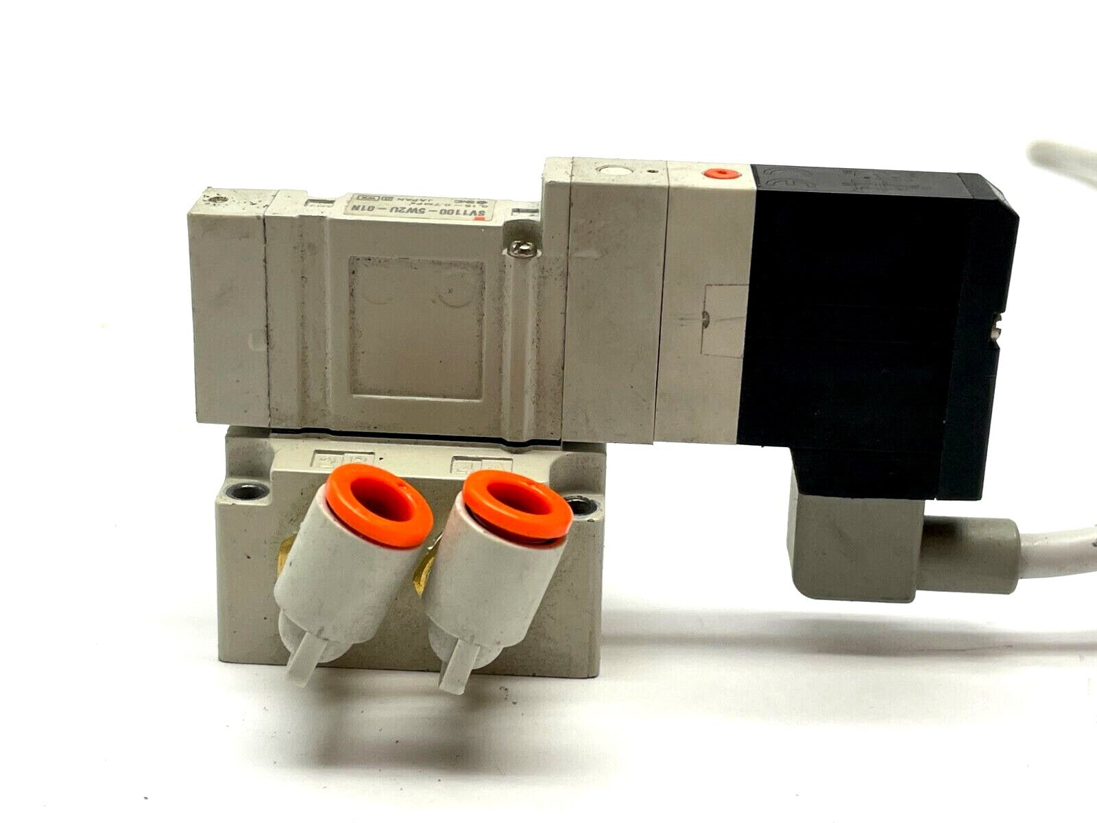 SMC SV1100-5W2U-01N Single Solenoid Valve Manifold 5-Port - Maverick Industrial Sales
