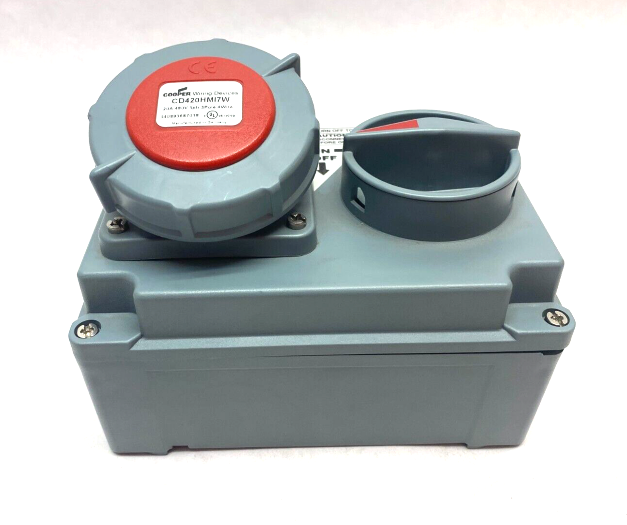 Eaton Cooper CD420HMI7W Arrow Hart Interlock Pin and Sleeve Wiring Device 480V - Maverick Industrial Sales