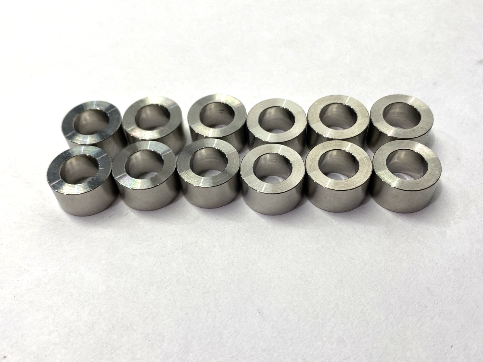 TWSSS14-8-8 | Misumi Flat Spacers 14mm OD 8mm ID 8mm Thickness LOT OF 12 - New – Open box - Maverick Industrial Sales