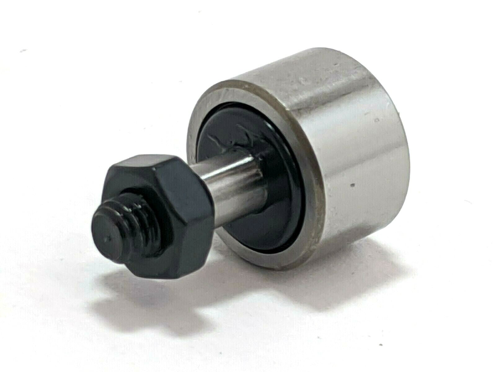 Misumi CFA4-12 Cam Follower Hex Socket on Head, Flat, M4, 12mm OD - Maverick Industrial Sales
