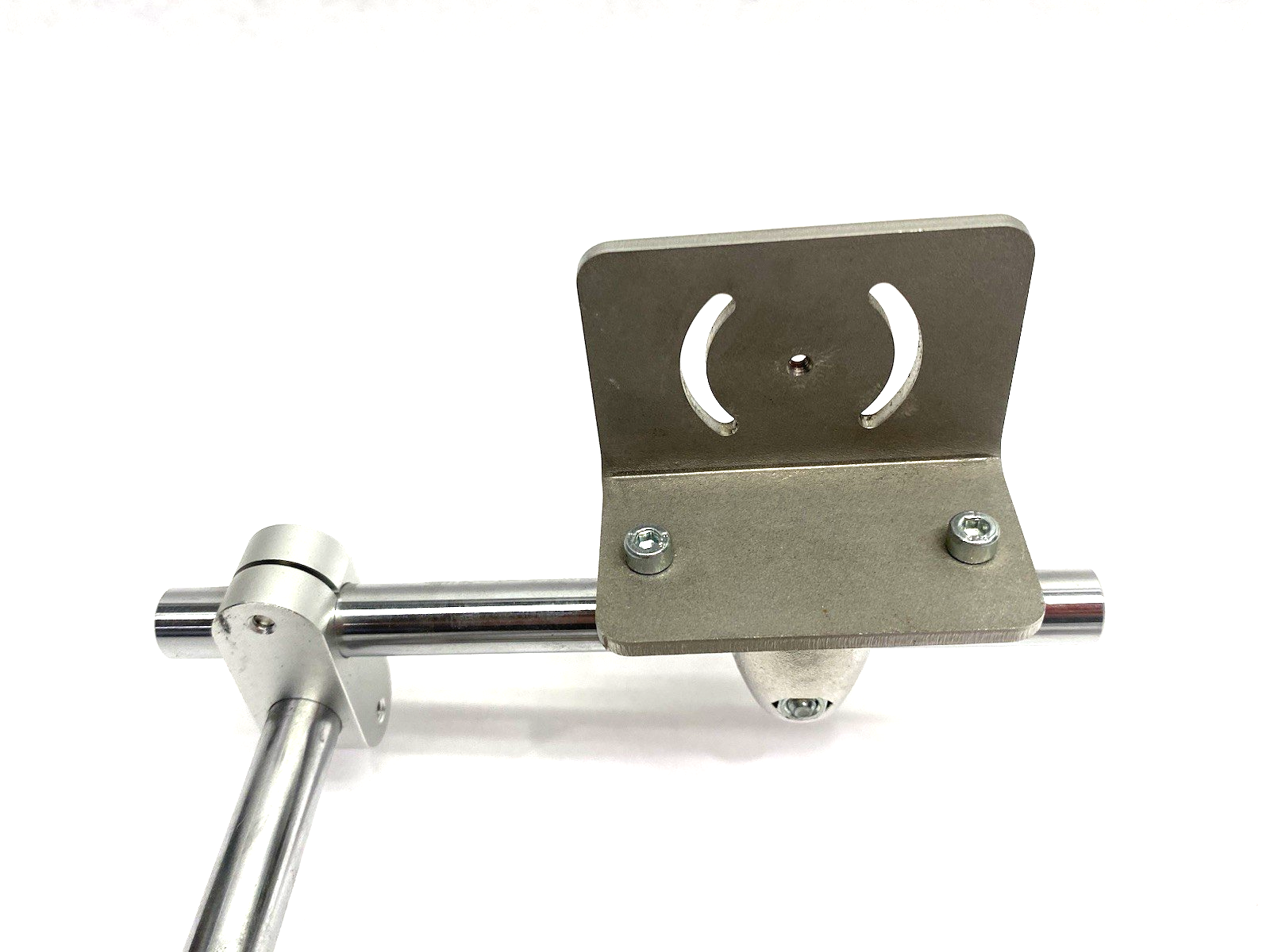None | Adjustable Sensor Mounting Bracket Assembly 16" Height, 5" Arm Length - Used - Maverick Industrial Sales