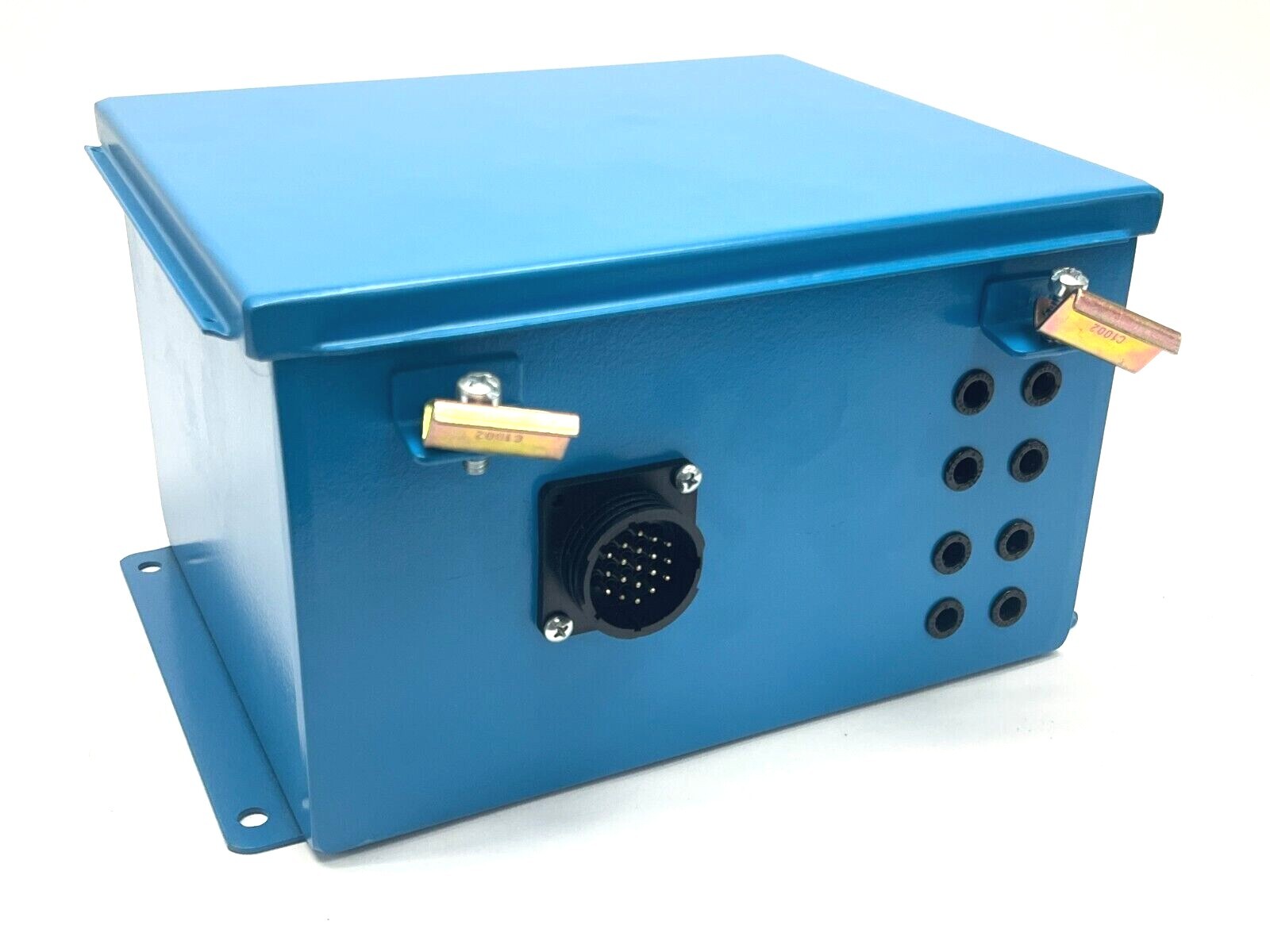 Hubbell Wiegmann B100806CH Enclosure 10x8x6" w/ AMP 211771-1 and Terminal Blocks - Maverick Industrial Sales