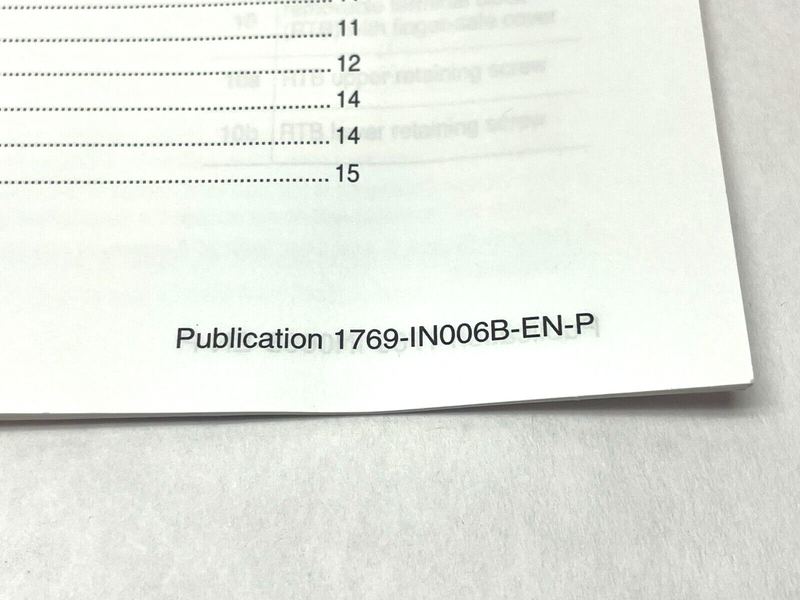 Allen Bradley 1769-IN006B-EN-P Installation Instruction Manual 1769-IA16 - Maverick Industrial Sales