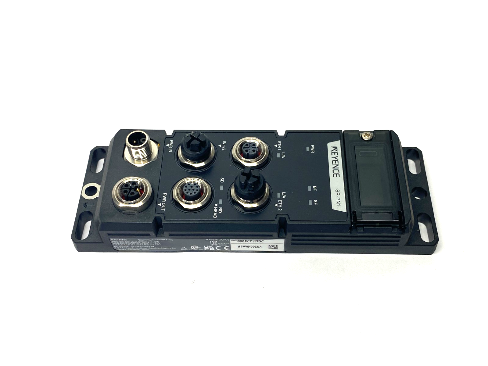 Keyence SR-PN1 PROFINET Communication Unit for AI-Powered Code Reader - Maverick Industrial Sales