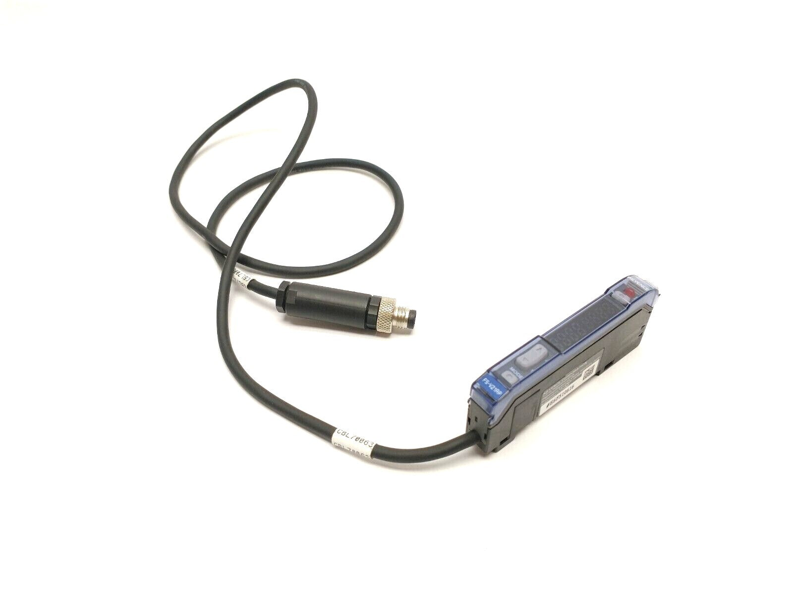 FS-V21RP | Keyence Fiber Amplifier Main Unit PNP 3-Pin Male Connector 27" Cable - Used - Maverick Industrial Sales