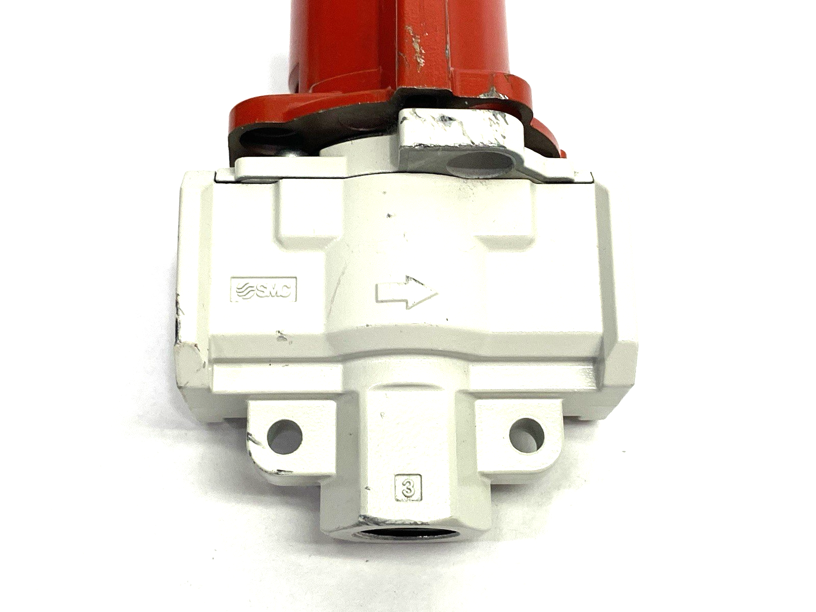 VHS40-N02B-Z | SMC Single-Action Lockout/Relief Valve, 3-Port, 15~150psi, Hand Op. - Used - Maverick Industrial Sales