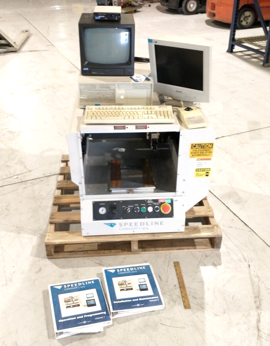 Speedline CAMALOT 1414 Liquid Dispensing System w/ Controller & Displays - Maverick Industrial Sales