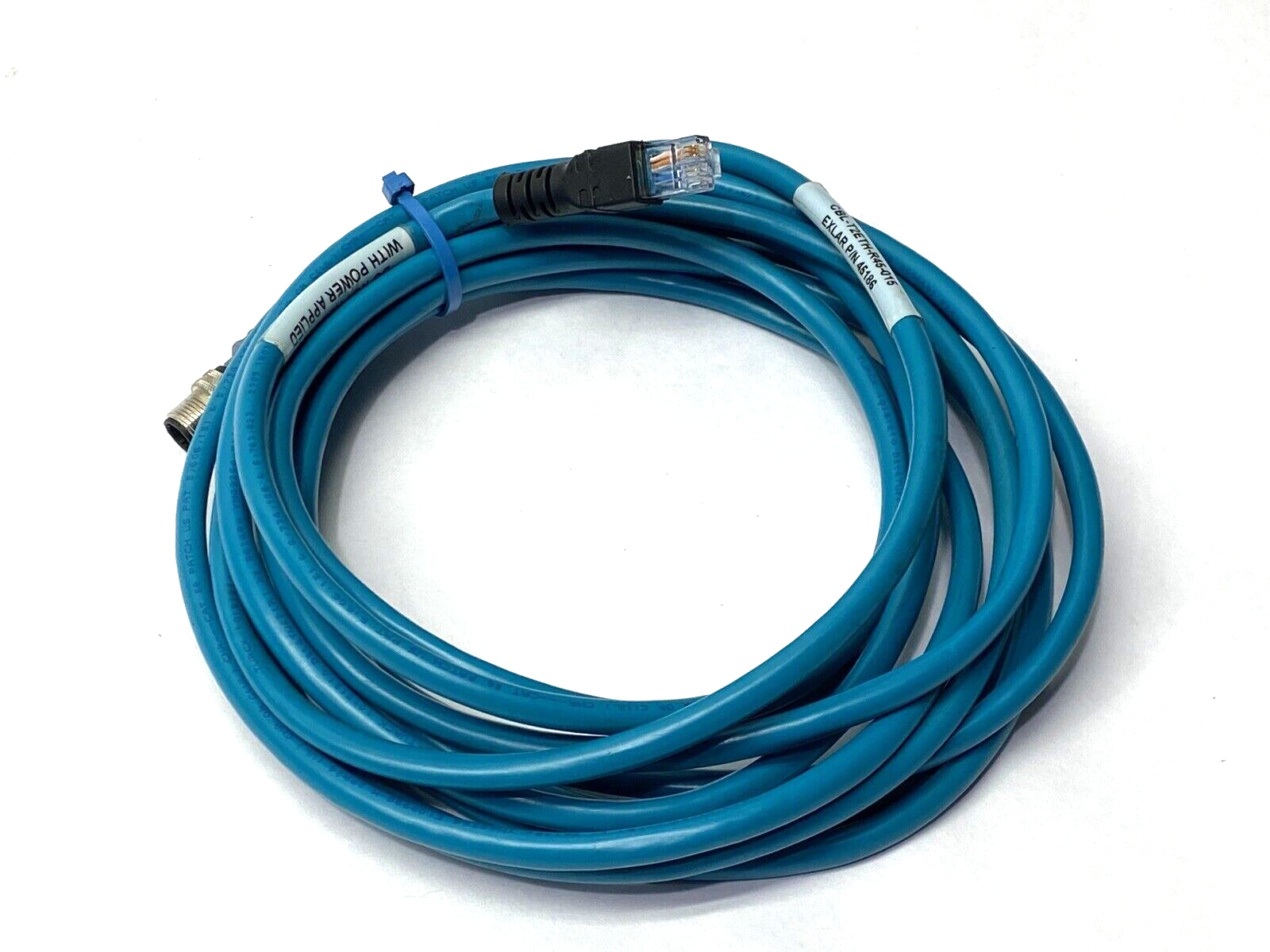 Turck CBL-T2ETH-R45-015 Double-Ended Cordset M12 to RJ45 Connectors U2-17297 - Maverick Industrial Sales