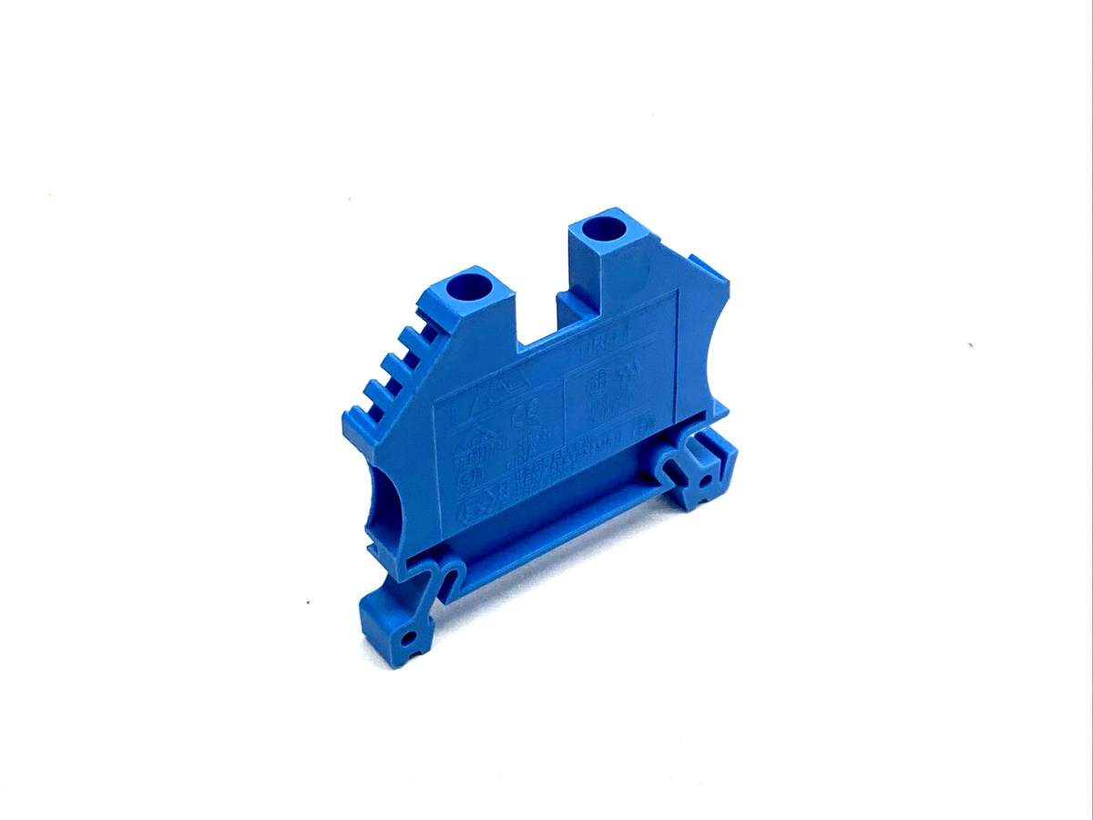 Morsettitalia 43409-BL Euro 4 Terminal Block, Single Level, Blue LOT OF 15 - Maverick Industrial Sales