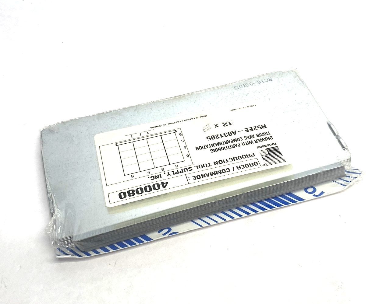 Rousseau R52EE-A031205 Metal Drawer Partitioning PKG OF 12 - Maverick Industrial Sales