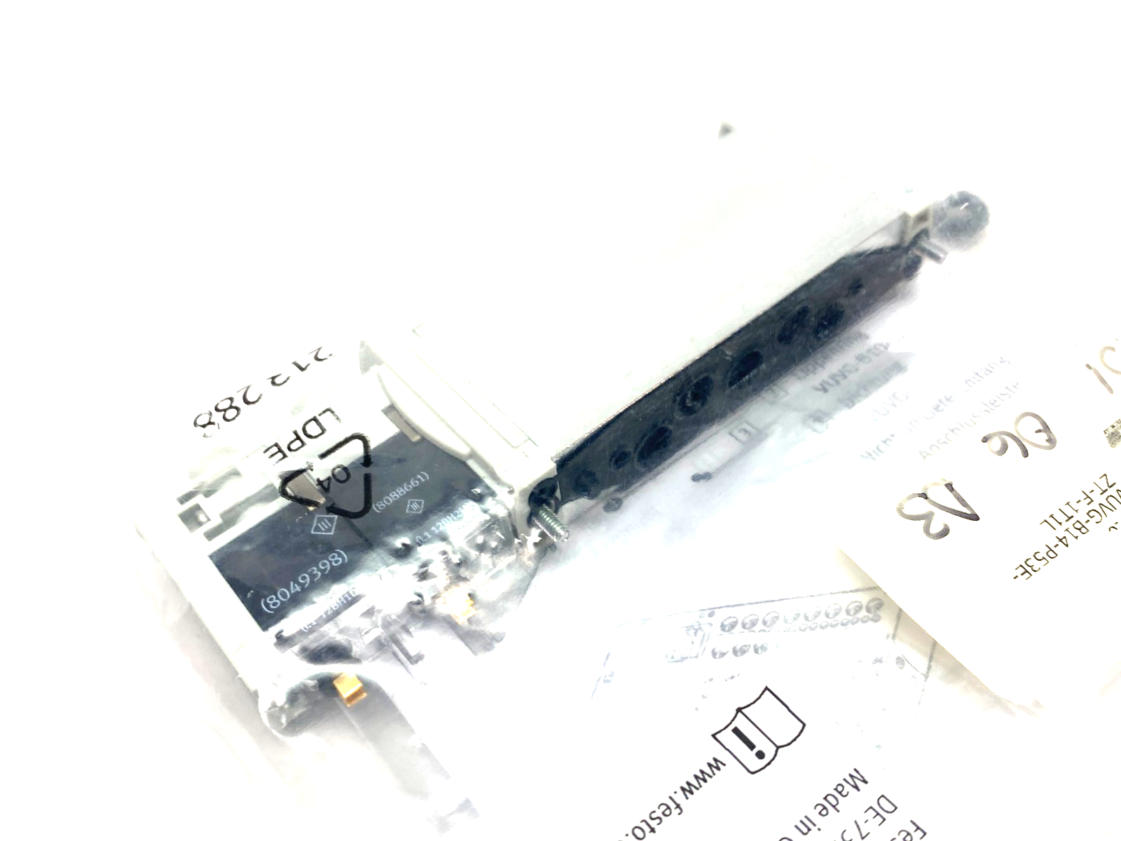 Festo VUVG-B14-P53E-ZT-F-1T1L Solenoid Valve 5/3, Exhausted 573486 - Maverick Industrial Sales