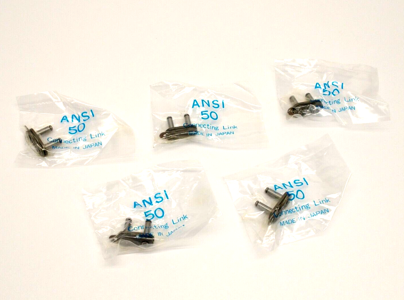 Senqcia 50CL SC Type ANSI Connecting Link, Size 50, 5/8" Pitch LOT OF 5 - Maverick Industrial Sales