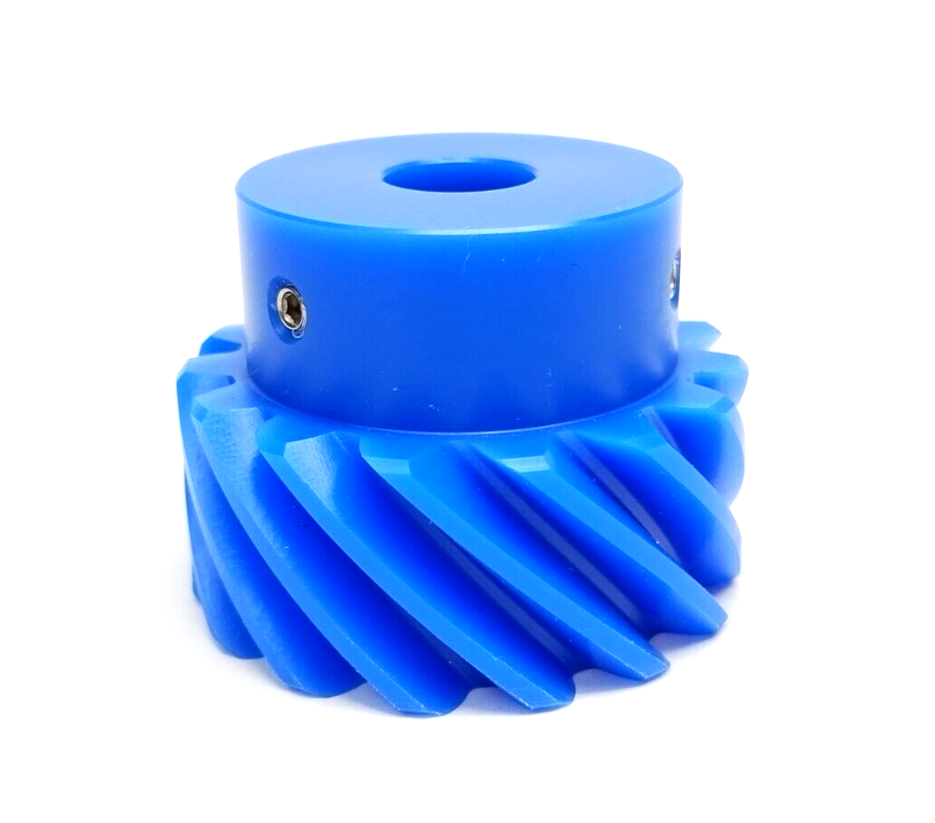 MiSUMi NEGTM2.0-15-12-L-KC120 Helical Gear 45 Deg Helix Angle 12mm Bore 15 Teeth - Maverick Industrial Sales