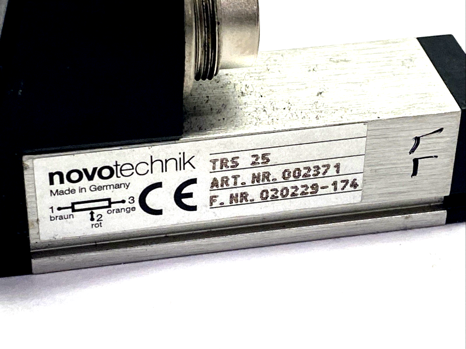 TRS 25 | Novotechnik Short Stroke Potentiometric Transducer 002371, TRS-0025 - Used - Maverick Industrial Sales