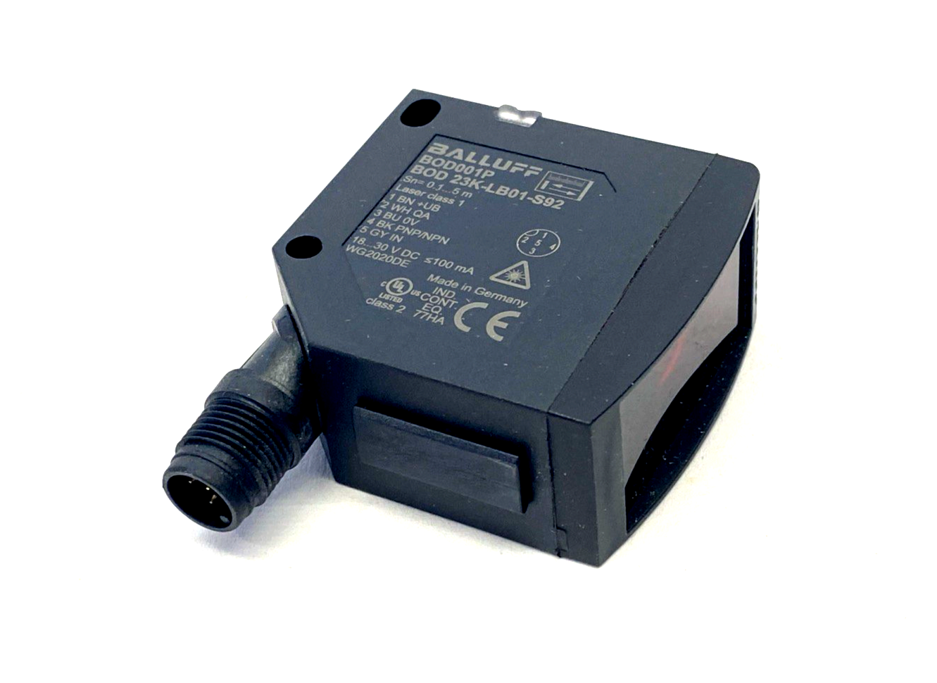 Balluff BOD001P Photoelectric Distance Sensor BOD 23K-LB01-S92 - Maverick Industrial Sales