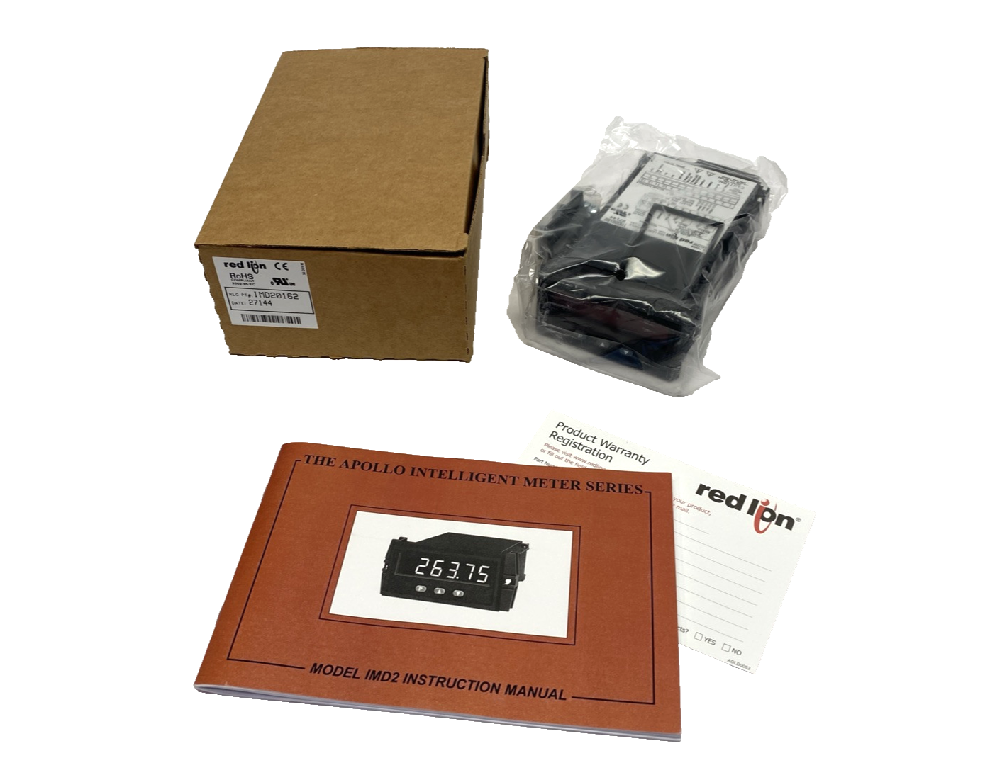 Red Lion IMD20162 Apollo Series Intelligent Panel Meter For Decade Current Input - Maverick Industrial Sales