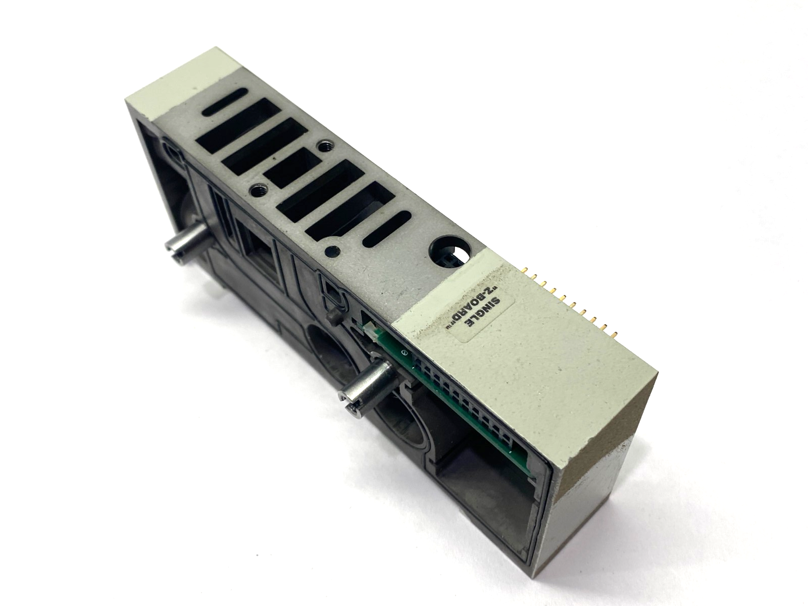 Numatics 006-195D Pneumatic Manifold 3/8" Ports w/ 256-640 Single Z-Board - Maverick Industrial Sales