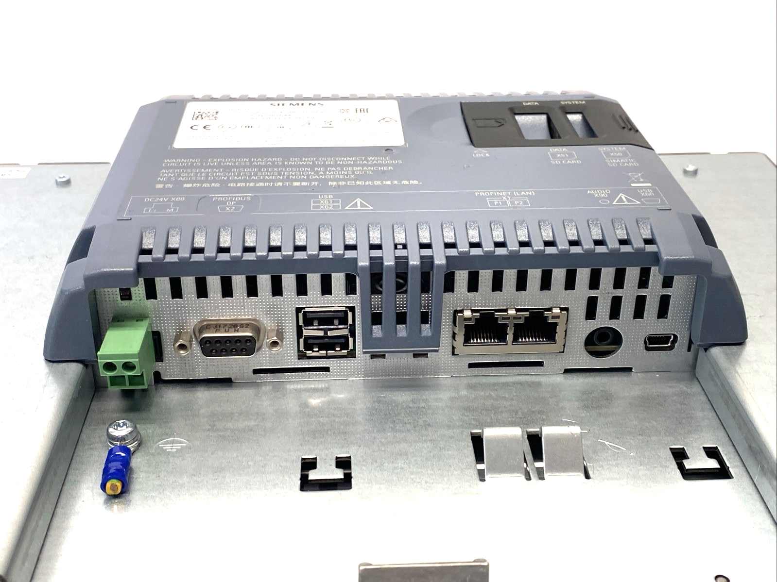 Siemens 6AV2124-0MC01-0AX0 SIMATIC HMI TP1200 Comfort Panel 12" SCRATCHED SCREEN - Maverick Industrial Sales