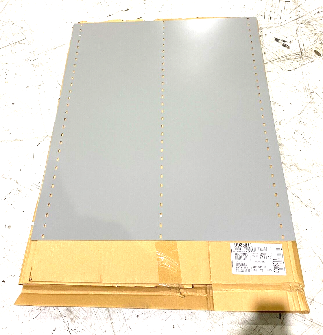 Lyon DD86011 8000 Series Closed Steel Shelving Back Panel 36″ Width x 84″ Height - Maverick Industrial Sales