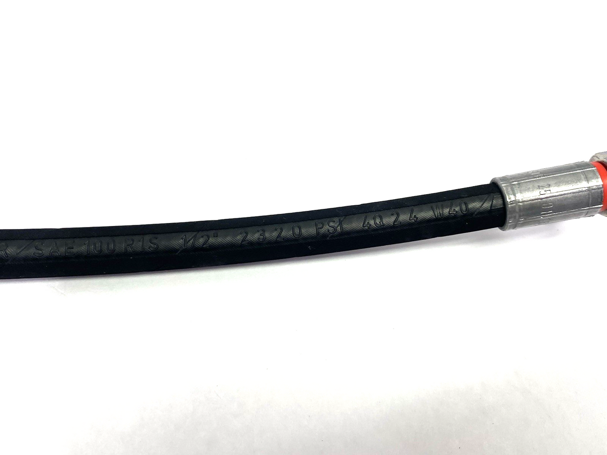 1SN DN12 WP 160bar Hydraulic Hose 2 Foot Length SAE100 R1S 1/2" 2320psi 4Q24 W40 - Maverick Industrial Sales