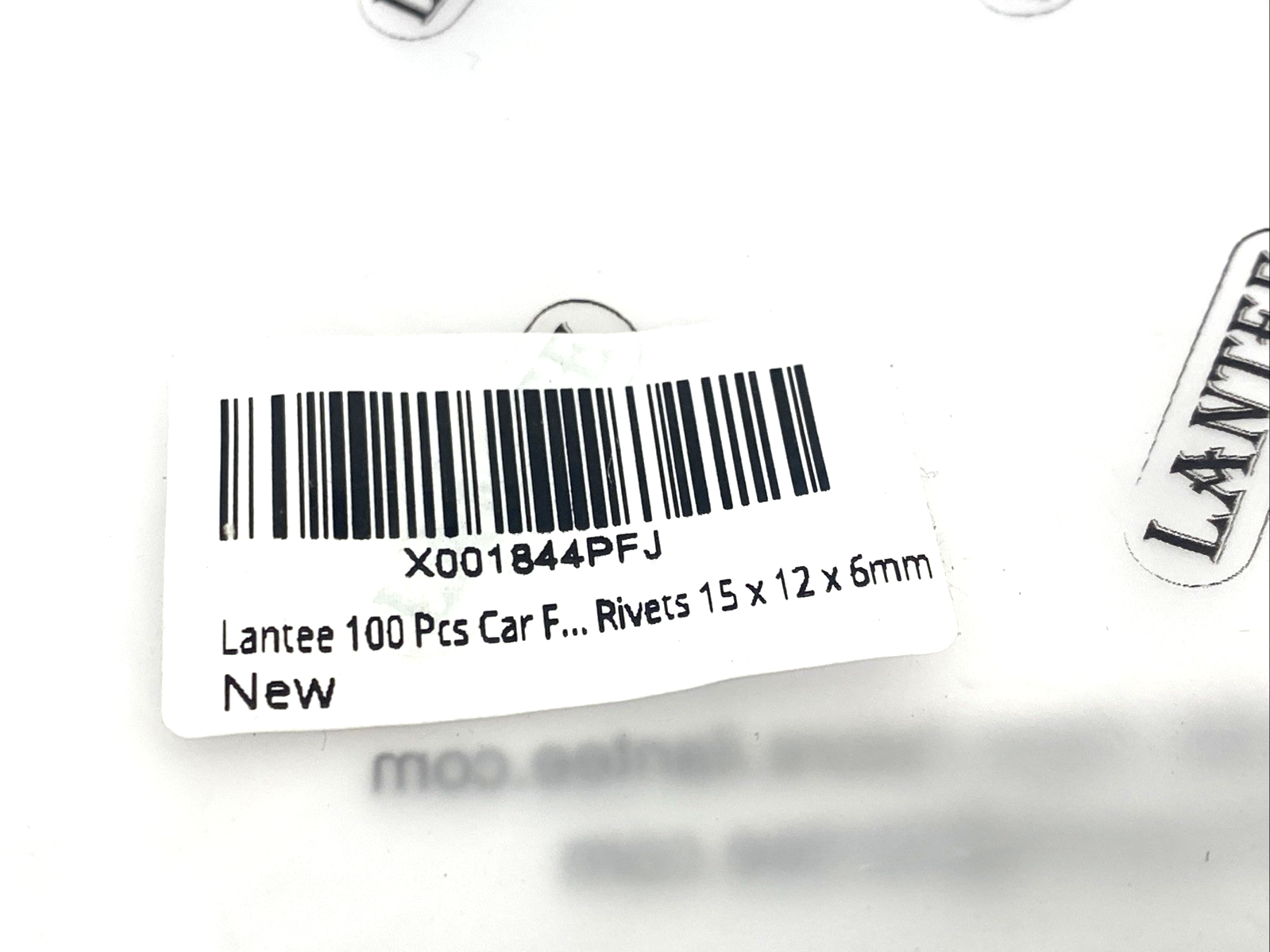 Lantee X001844PFJ Retainer Clips/Rivets 15 x 12 x 6mm 90683-SA5-003 300 PCS - Maverick Industrial Sales
