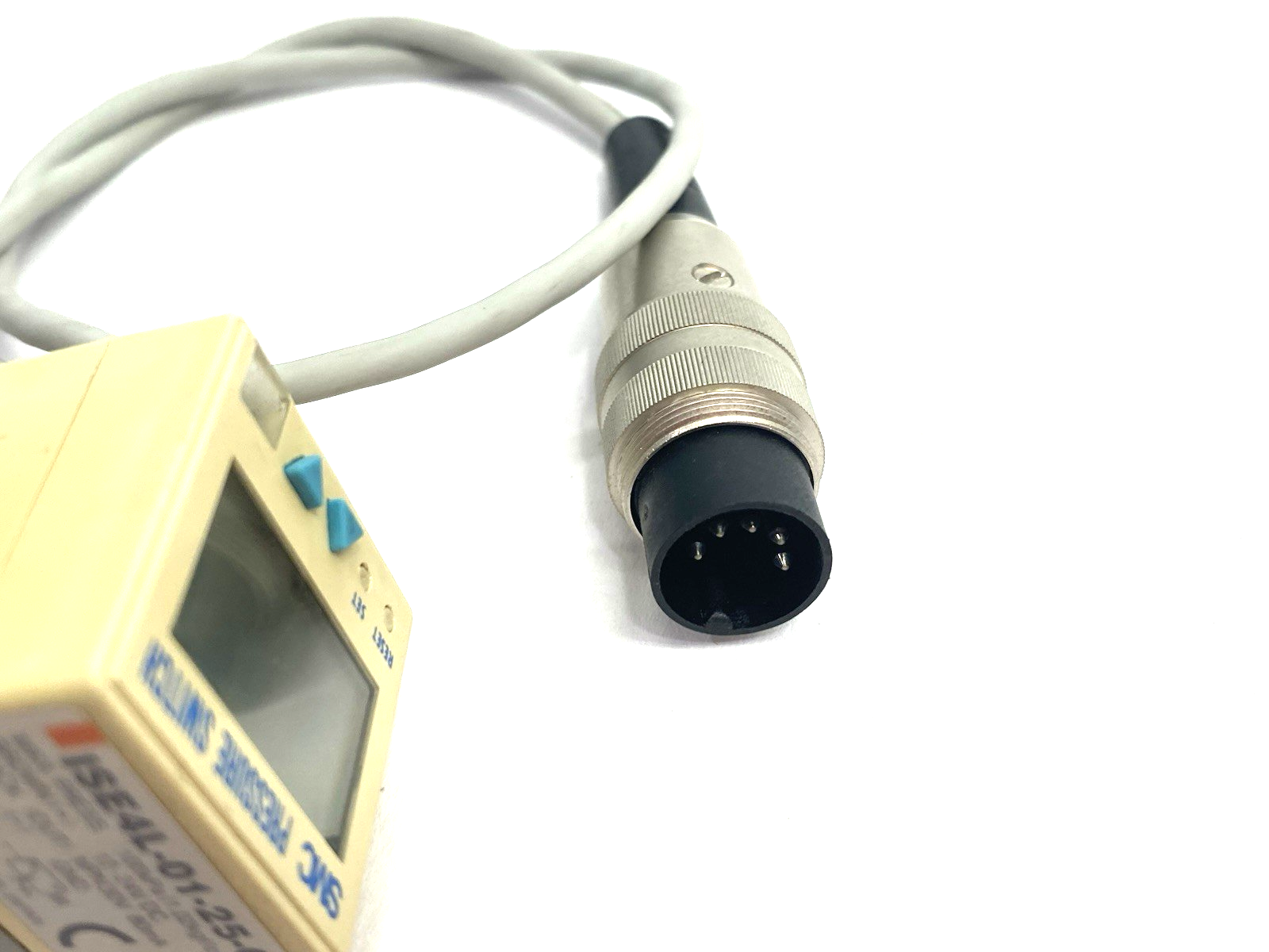 SMC ISE4L-01-25-Q Digital Pressure Switch NPN 30V Output - Maverick Industrial Sales
