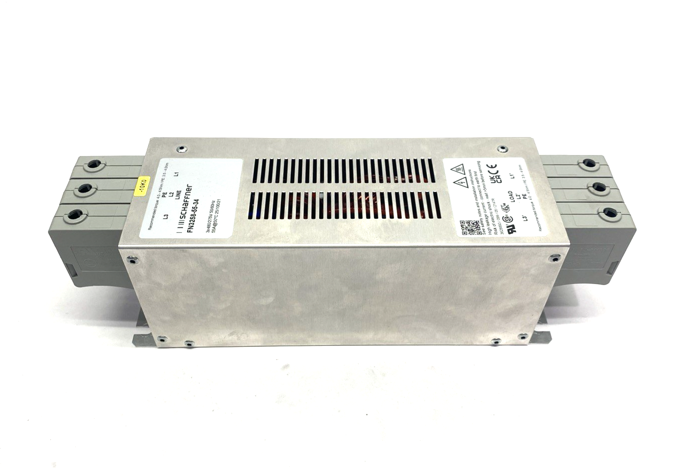 FN3258-55-34 | Schaffner Ultra-Compact Line Filter 3PH 55A 480V - Used - Maverick Industrial Sales
