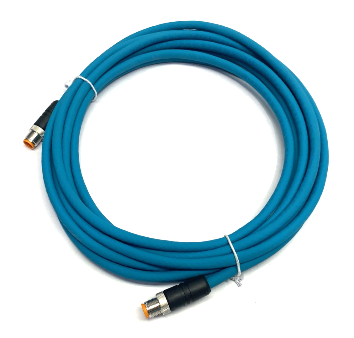 900016036 | Lumberg Automation Double Ended Ethernet Cable 0985 856 100/5M - New – Open box - Maverick Industrial Sales