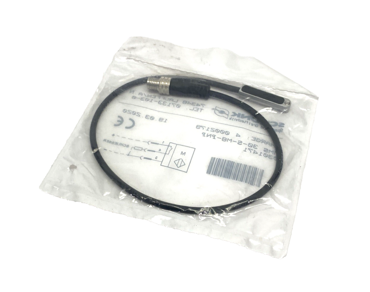 Schunk MMS 30-S-M8-PNP Electronic Magnetic Switch 301471 - Maverick Industrial Sales