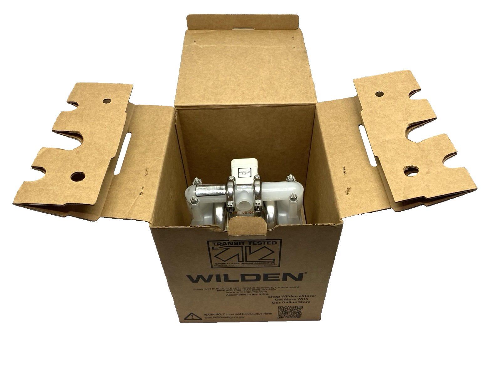 WIL-01-2654 | Wilden Air Operated Double Diaphragm Pump 1/2" P1/PPPPP/TNU/TF/KTV - Used - Maverick Industrial Sales