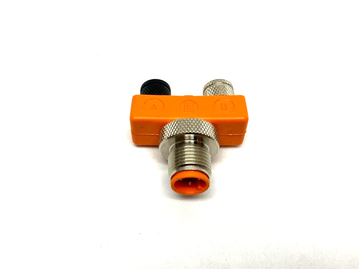 ASBS 2 M8, ASBS-2-M8 | Lumberg Automation ASBS 2 M8 M12 Male to Dual M8 Female Cable Splitting Tee - New – Open box - Maverick Industrial Sales