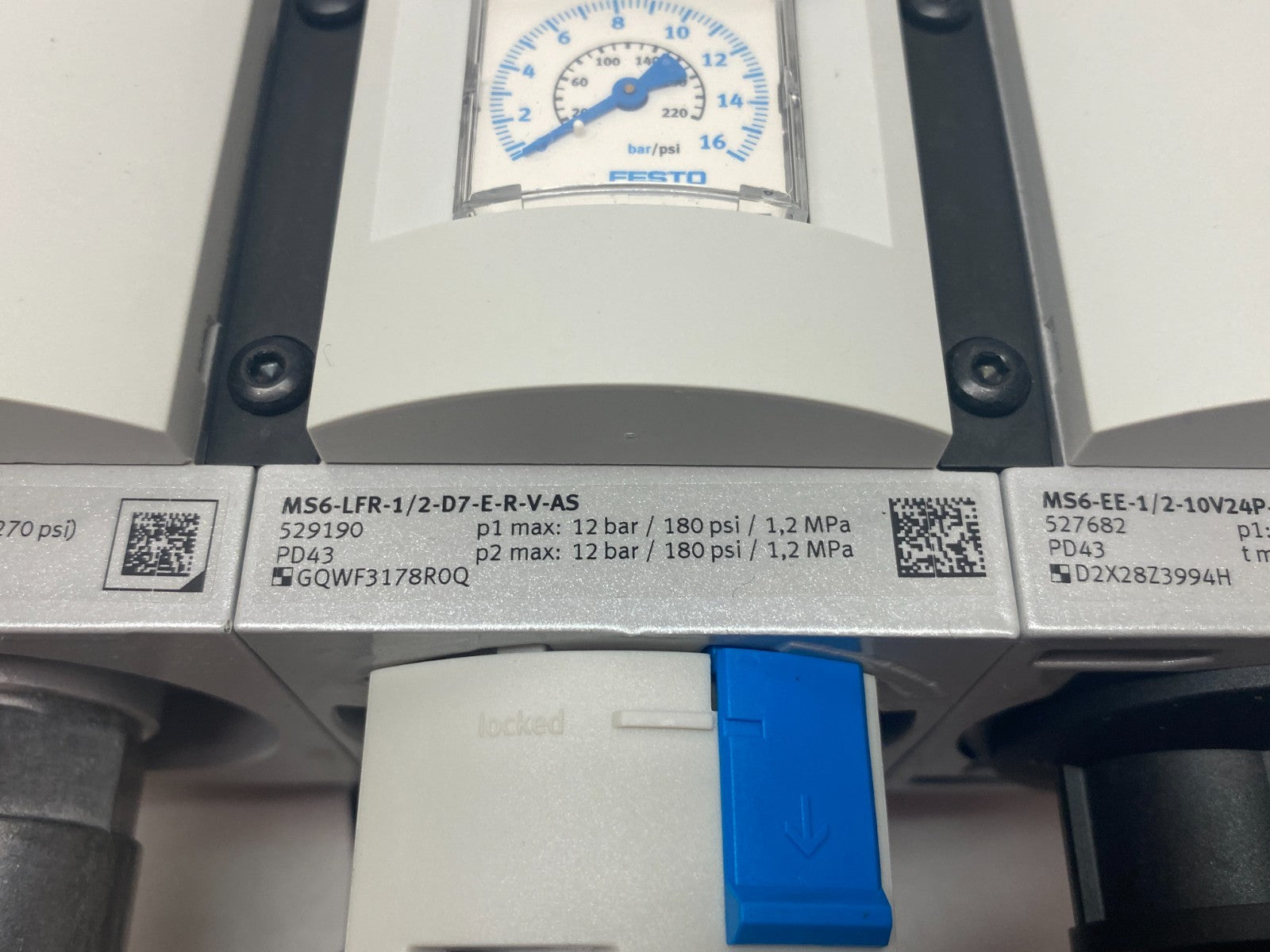 Festo MSB6-1/2:C44:J2:D20:F1:D20:F6-WP-UL1 Combination Service Unit 531030 - Maverick Industrial Sales