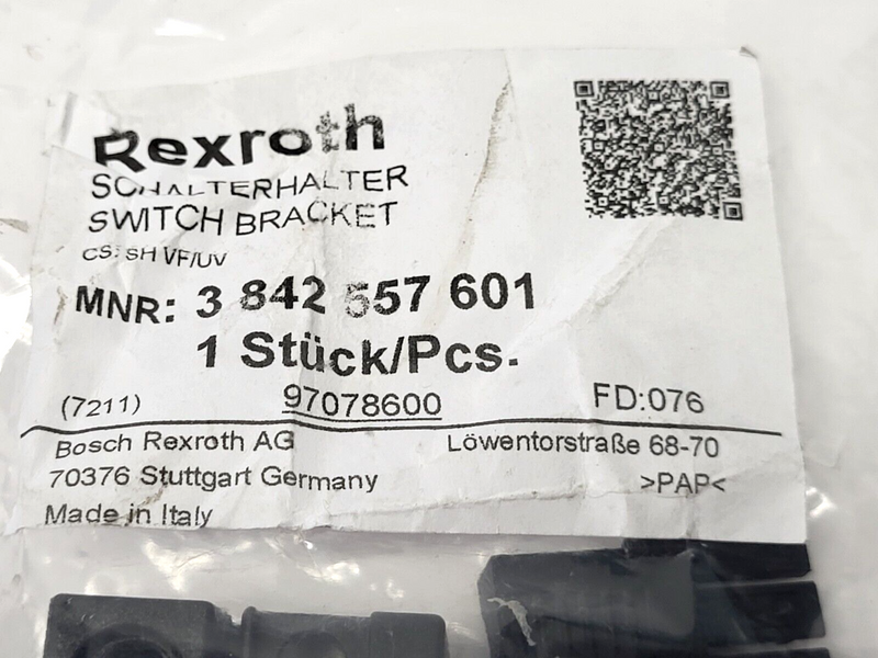 Bosch Rexroth 3842557601 Switch Bracket for 12mm Sensor LOT OF 2 NO INSTRUCTIONS - Maverick Industrial Sales