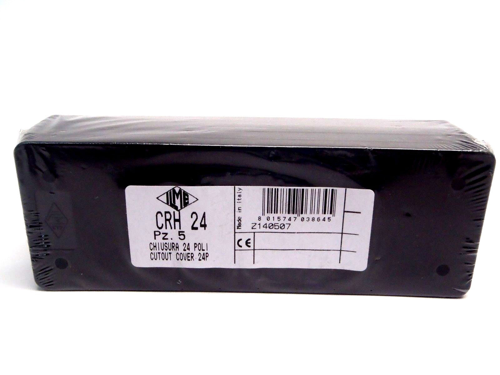 ILME CRH-24 PL 4 Hole Black Cutout Covers 23699 6x2 LOT OF 5 - Maverick Industrial Sales