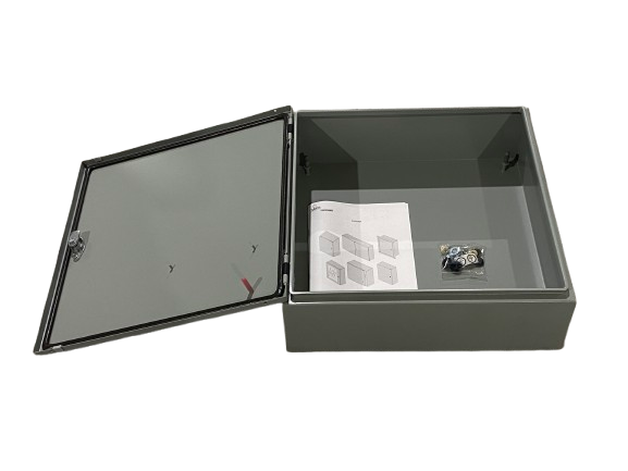 CSD20206 | Hoffman nVent Single Door Enclosure, Gray Steel, 20 x 20 x 6", 77340 - New – Open box - Maverick Industrial Sales
