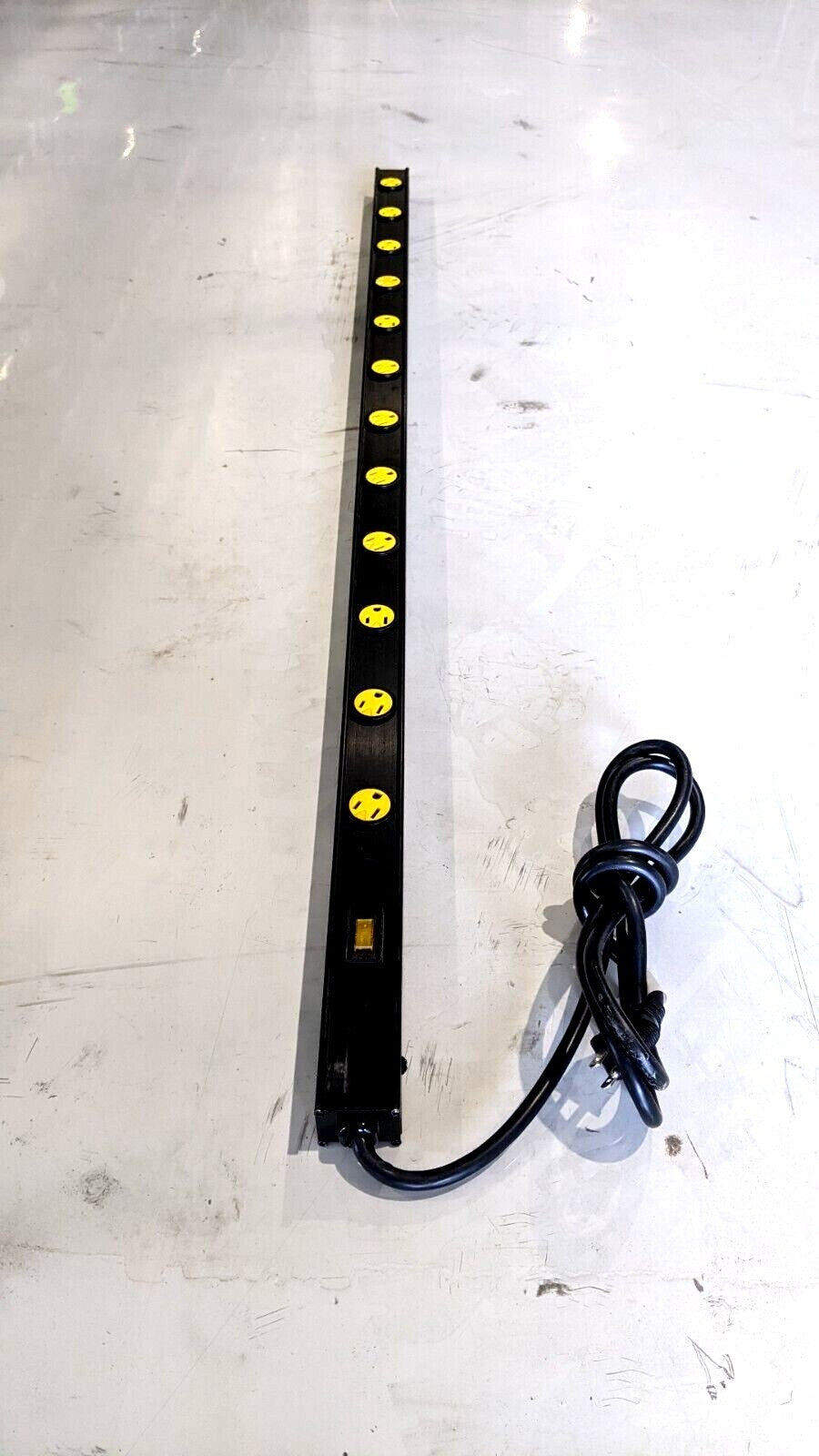 ULINE H-4128 Wall or Table Mount Power Strip 48" Inch 12 Outlets 6'ft Cord - Maverick Industrial Sales