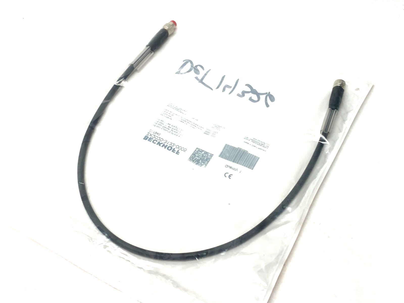Beckhoff ZK2020-3132-0005 Double Ended Power Cable M8 4-Pos Male to Female - Maverick Industrial Sales