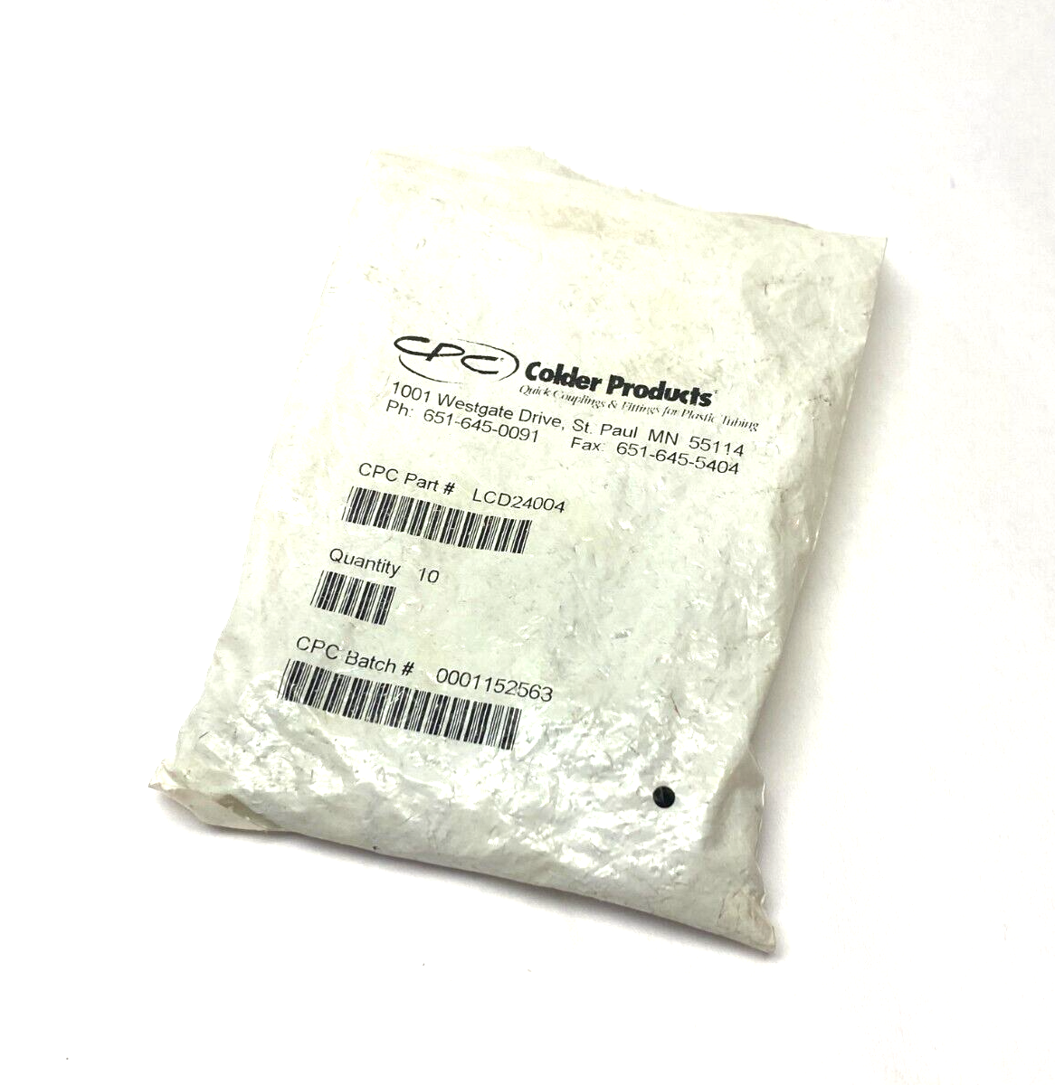 Colder Products LCD24004 1/4" NPT Valved Coupling Insert Male Thread PKG Of 10 - Maverick Industrial Sales