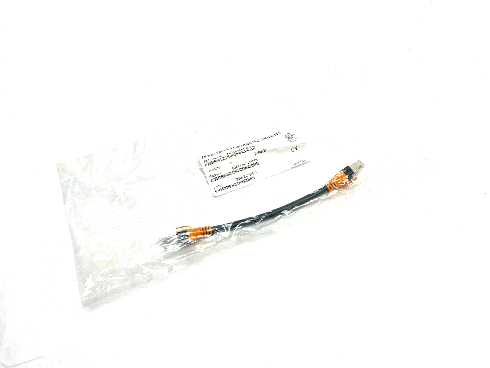 B&R X20CA0E61.00020 Ethernet Powerlink RJ45 Crossover Cable 0.2m Length - Maverick Industrial Sales