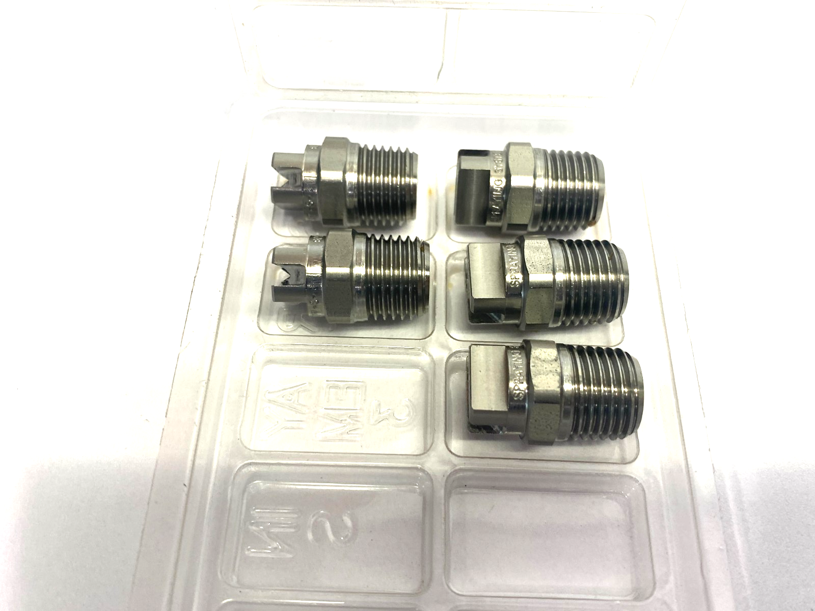 Spraying Systems H1/4VV-SS6508 VeeJet Stainless Steel Jet Nozzle Tip PKG OF 5 - Maverick Industrial Sales