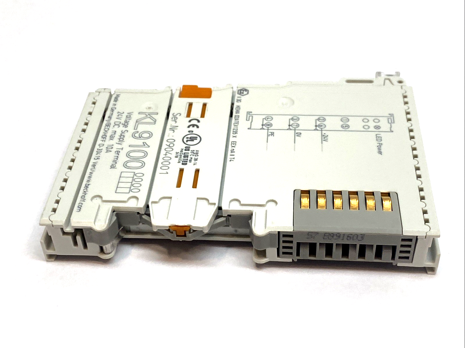 KL9100 | Beckhoff Supply Terminal 24VDC 10A LOT OF 2 - Used - Maverick Industrial Sales