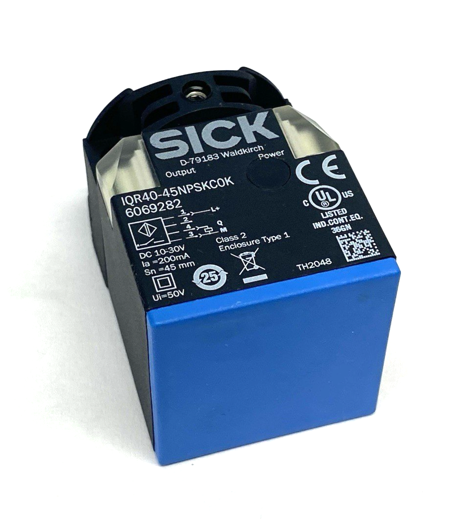 IQR40-45NPSKC0K | Sick Short-Body Inductive Proximity Sensor 45mm Range 6069282 - Used - Maverick Industrial Sales